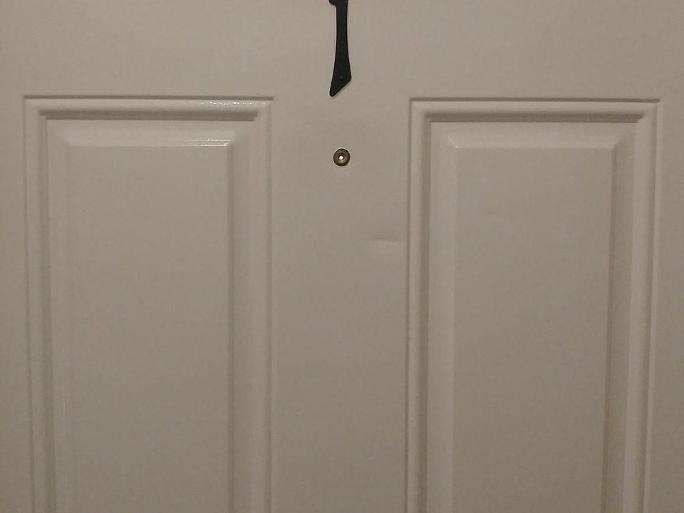 Front security door.