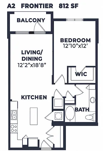 Floor plan The Frontier
