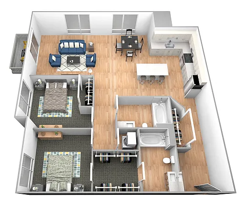 Floor plan Caribou River