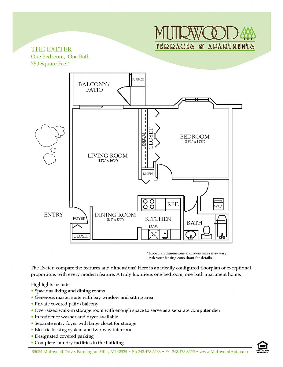 Floor plan The Exeter