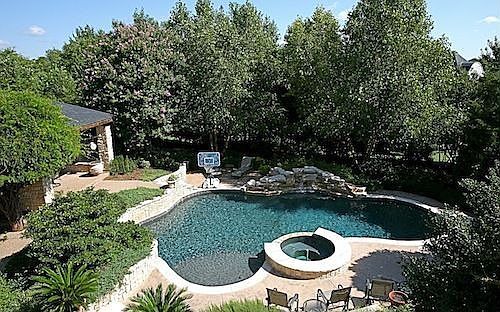 Pool in Backyard