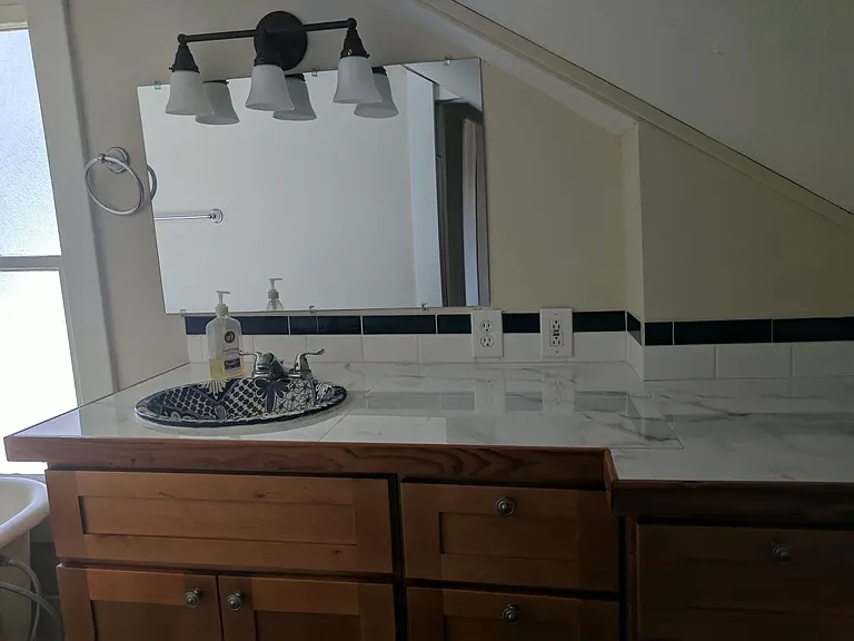 Your spacious Primary vanity! Room for 2!