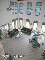 2 Story Family Room with stone Fireplace