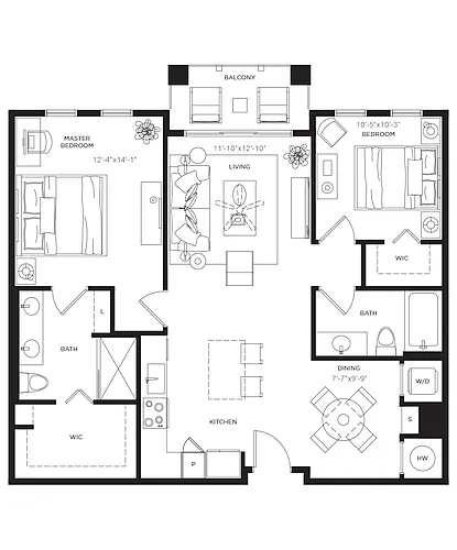 Floor plan B1R