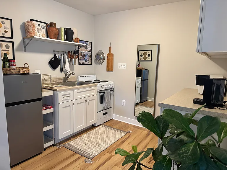 Fully equipped kitchen with plenty of extra storage and cabinetry to the right