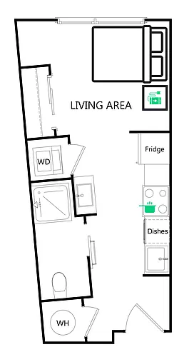 Floor plan 1B