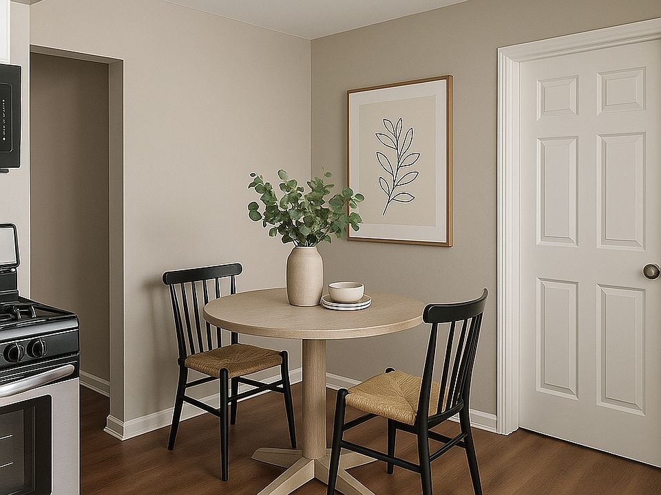 Open kitchen area
