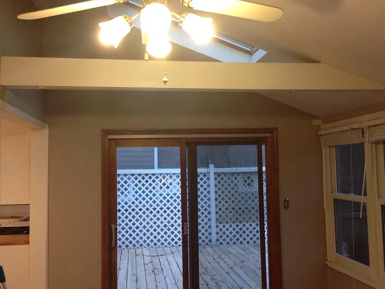 Sunroom/Family room walks out to Deck