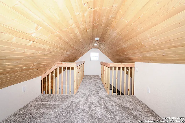 Loft - can fit 1 queen size bed.