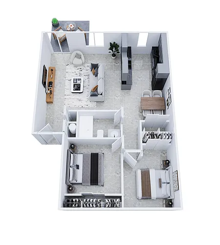 Floor plan 2X1 A