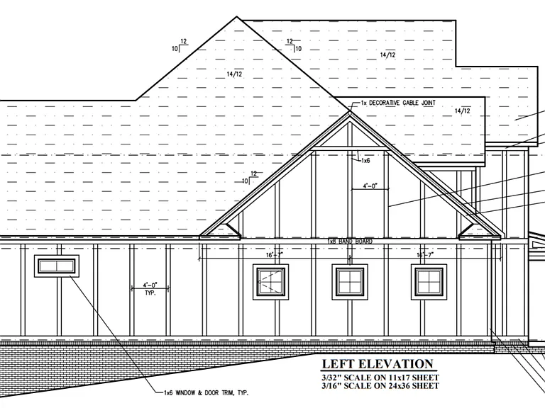 Elevation from west.