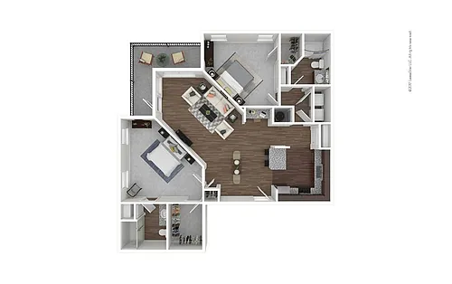 Floor plan The Prosper - Workforce Housing