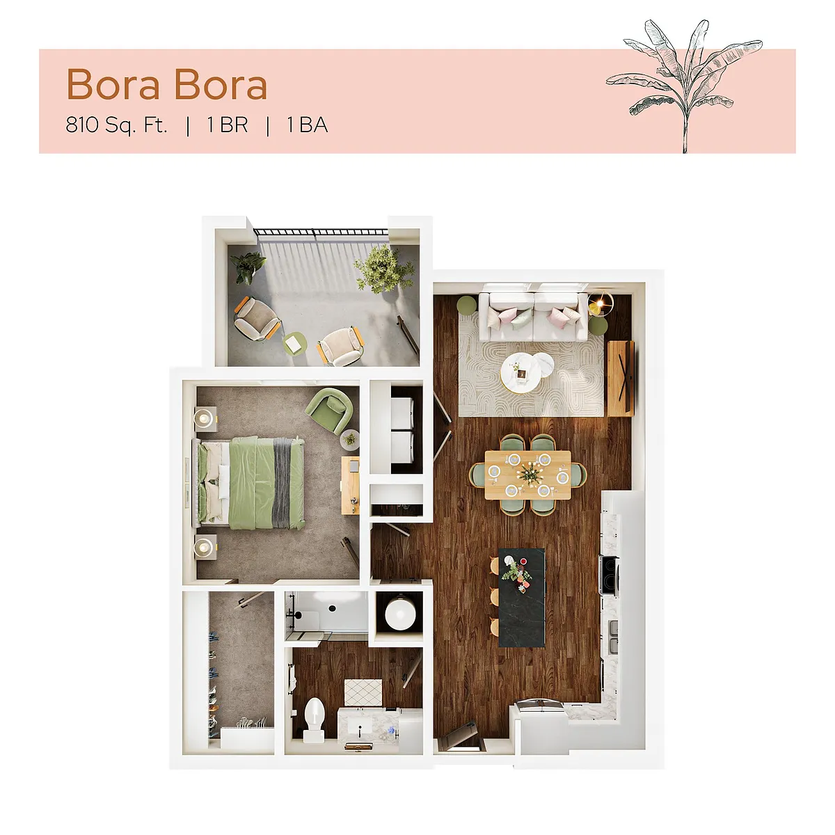 Floor plan Bora Bora