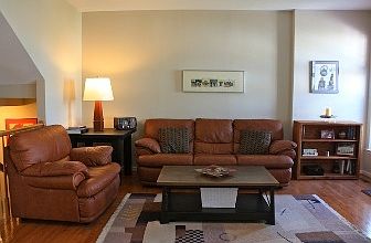 Living Room Opens to Kitchen and Dining Room