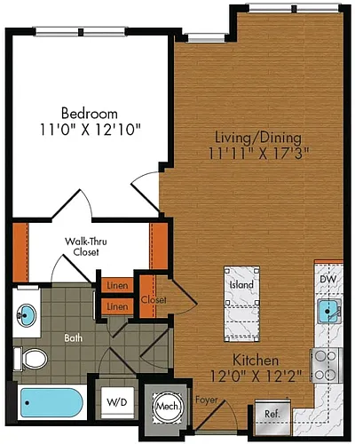 Floor plan A04W