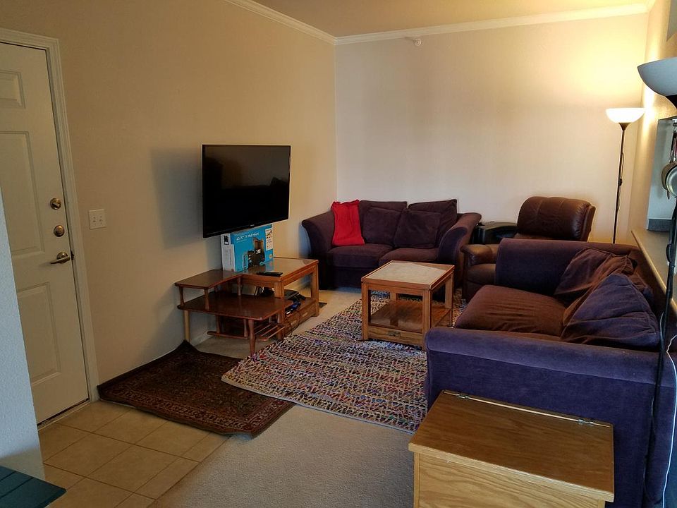 Entryway and living room
