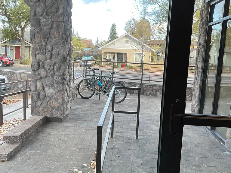 View from your parking spot to the outside