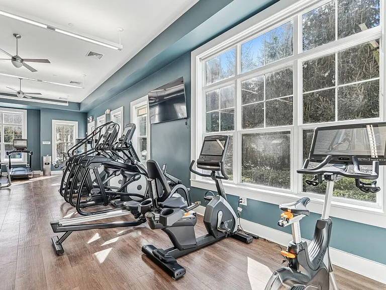 State-of-the-art fitness center with cardio equipment