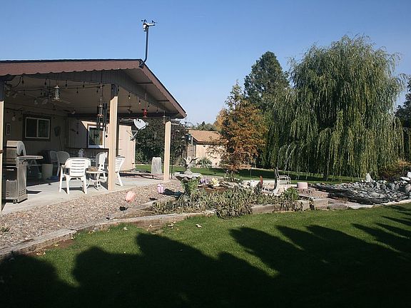 Patio and water feature