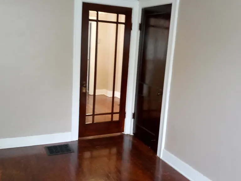Living room privacy door & closet