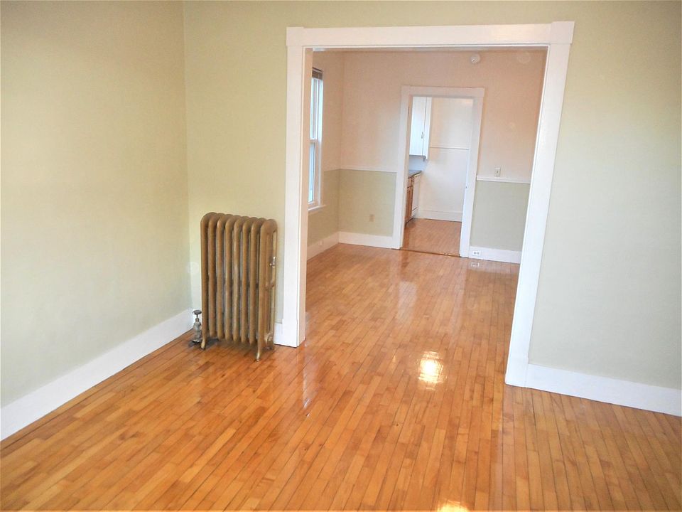 Living room and dining room