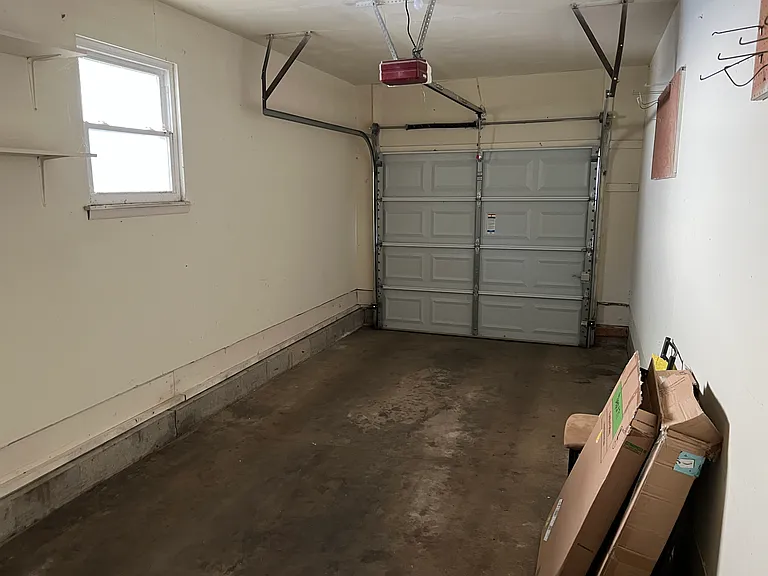 1 car attached garage