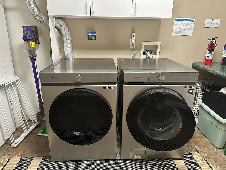 Downstairs laundry room