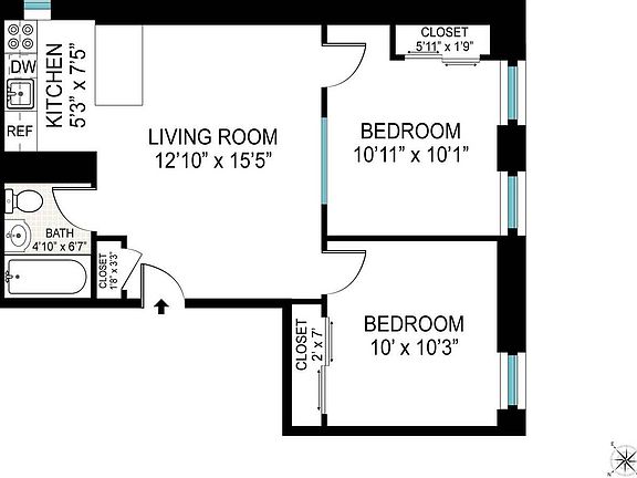 2nd image of 83 E 7th St APT 4A