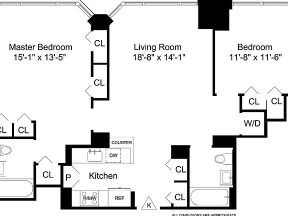 2nd image of 330 W 39th St APT 5K