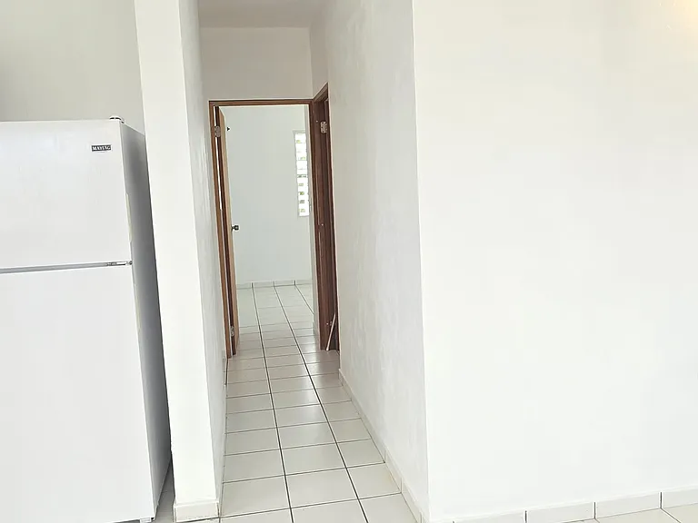 Hallway leading to the bedrooms.