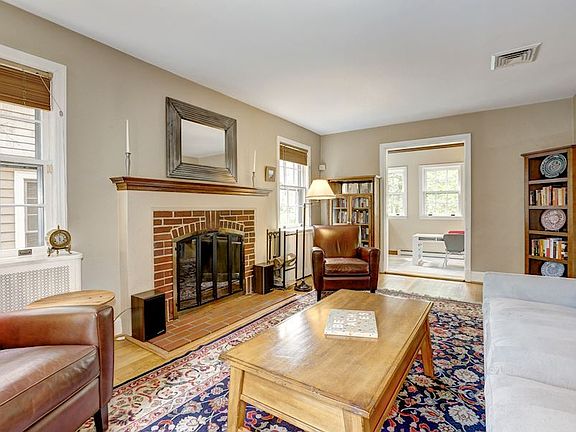 Main Level - Living Room w/ Fireplace
