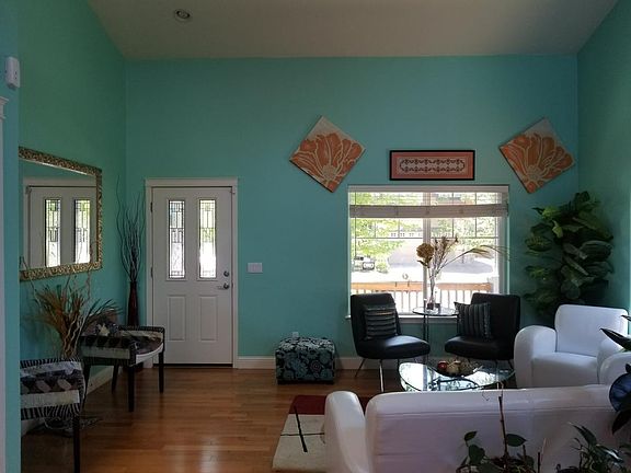 Entrance and living room