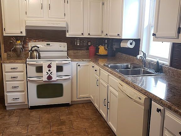 Newly painted cabinets