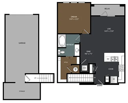 Floor plan A2G West