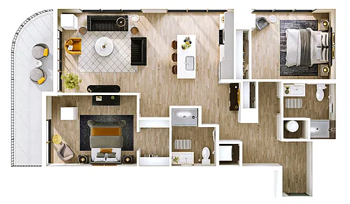 Floor plan B4