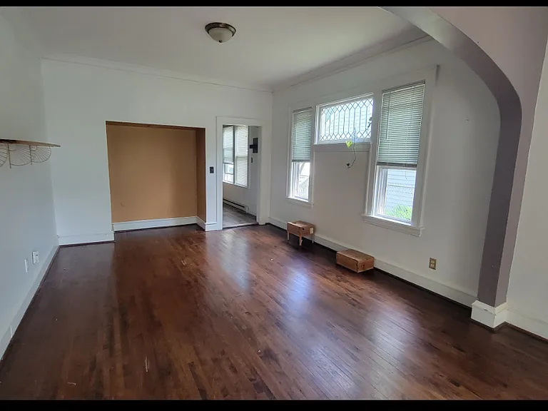 View of living room from dining room