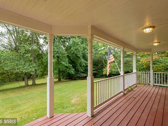 Wide front porch