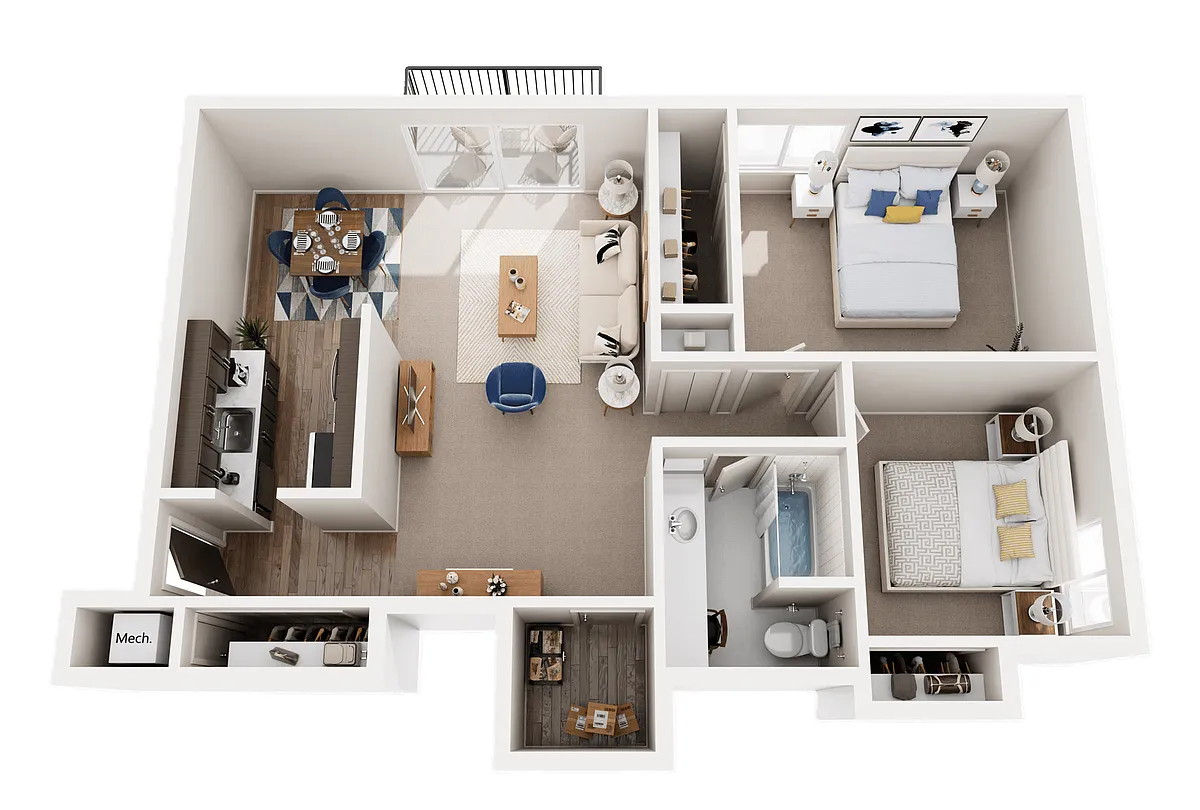 Floor plan 2B