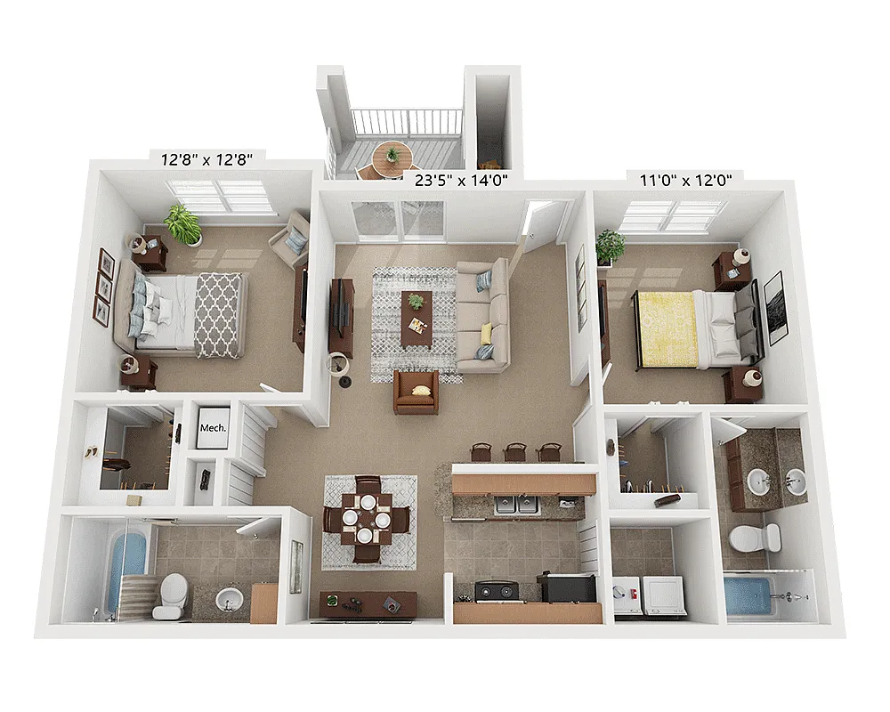 Floor plan Plan D