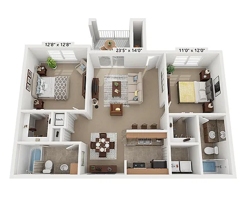 Floor plan Plan D