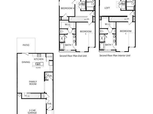 SUDBURY 24' TOWNHOME Plan, Marietta Reserve