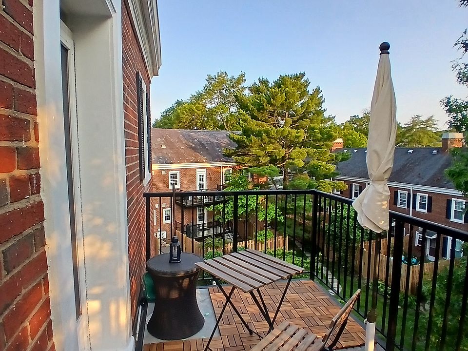 balcony in the summer