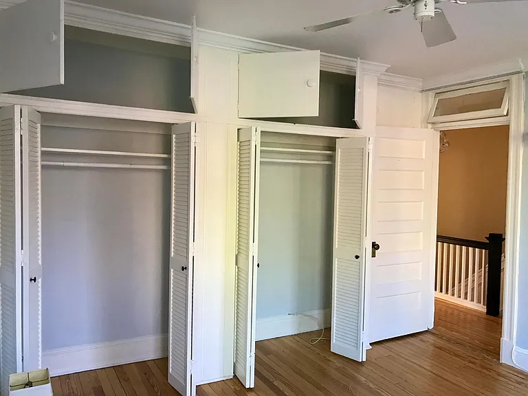 Bedroom 1 closets