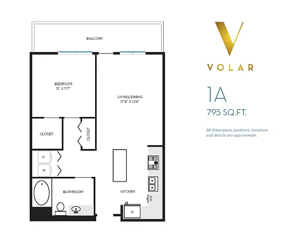 Floor plan Volar 1 - Floor Plan 1A