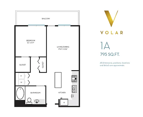 Floor plan Volar 1 - Floor Plan 1A