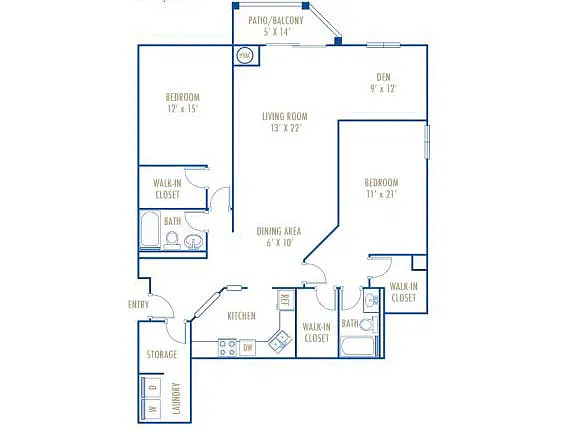 Floor plan Country Bluff