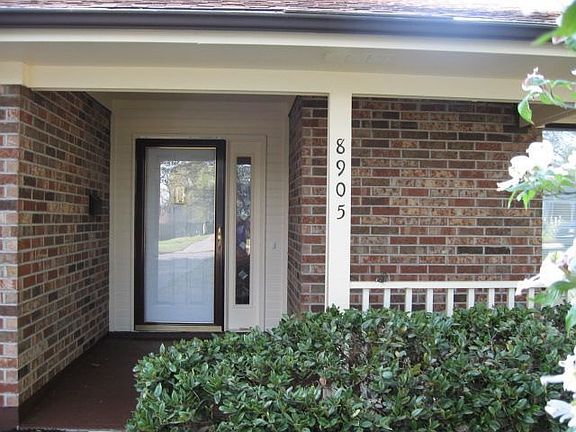 Relaxing covered front porch