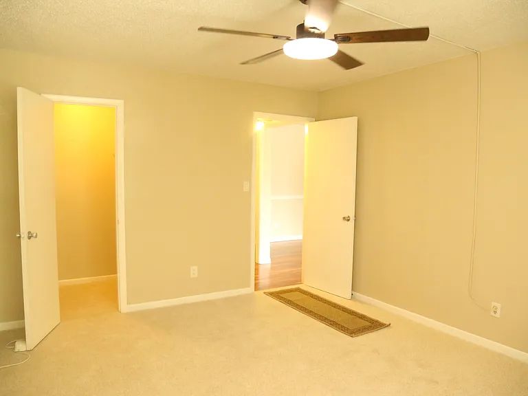 Second bedroom, one large closet