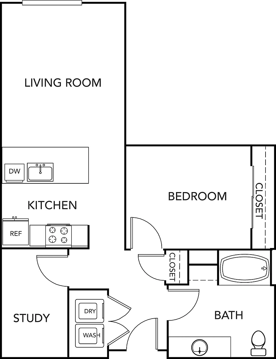 Floor plan Coleman B Type A