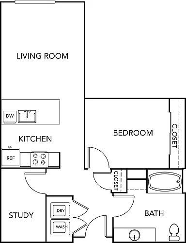 Floor plan Coleman B Type A